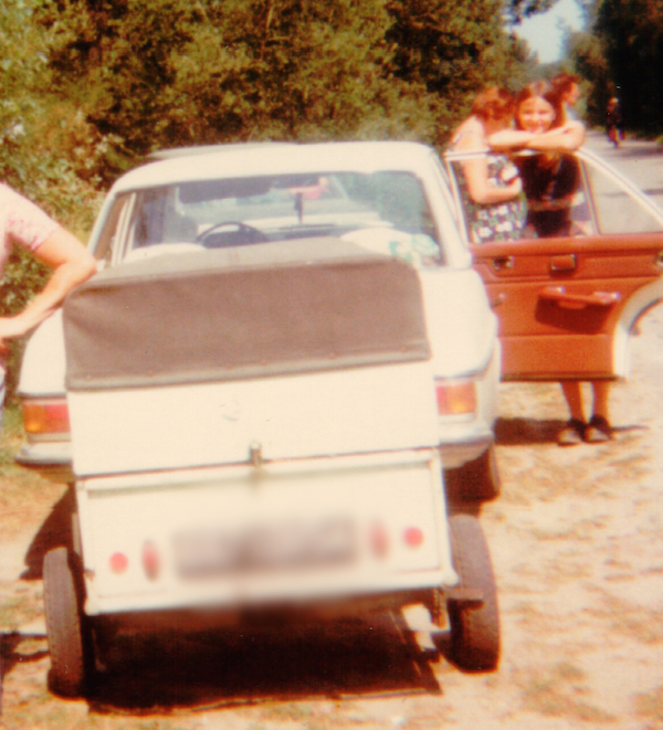 1977 - Ma soeur - route de Carnac