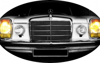 Mercedes-Benz - Mercedes 200 /8 W115 1972 www.passionw115.fr Phares avant